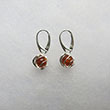 Boucles d'oreilles boules prisonnires